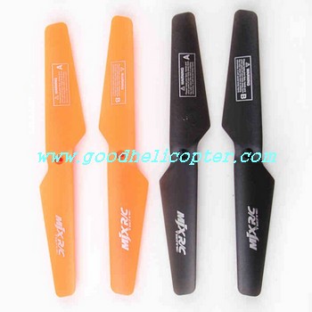 mjx-x-series-x200 ufo parts blades (orange color + black color) - Click Image to Close